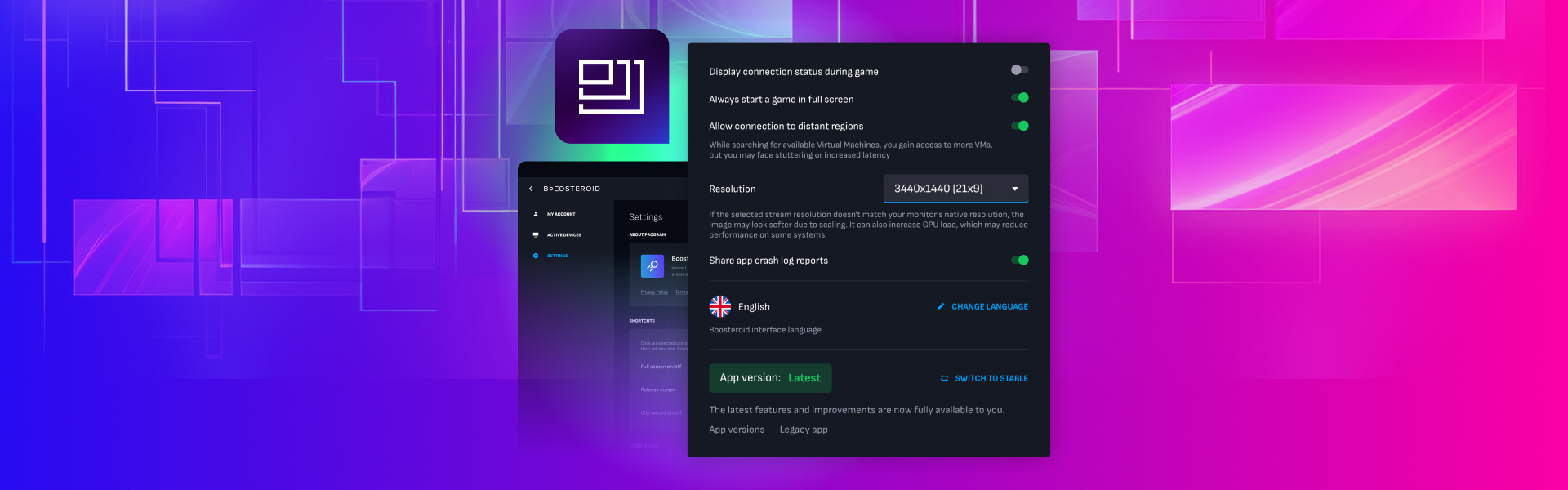 Boosteroid Resolution